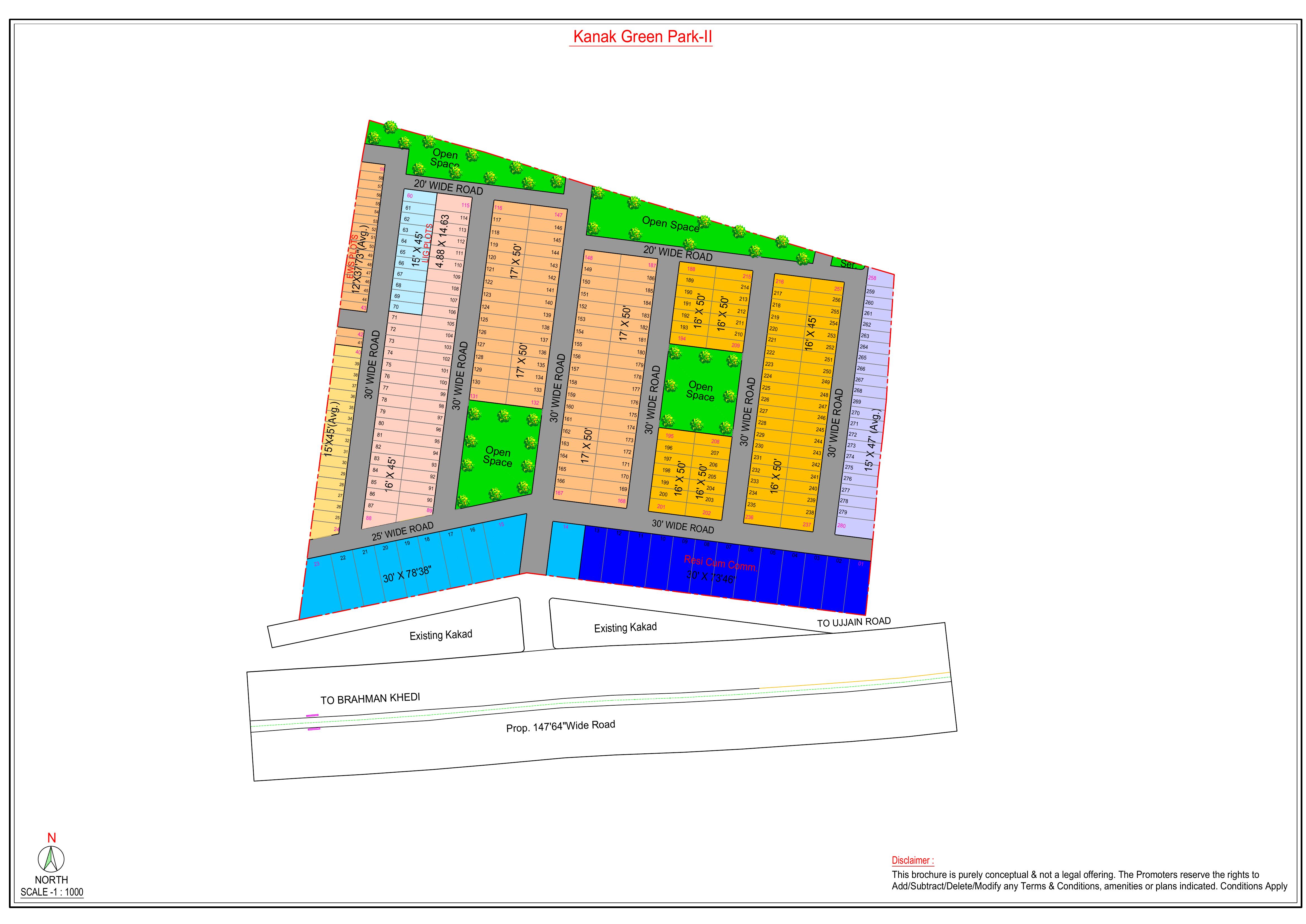 Kanak Green Park II master plan